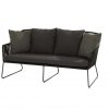 4 Seasons Outdoor Accor living bench Anthracite with 5 cushions