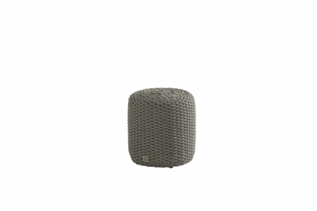 4 Seasons Outdoor Muffin Rope Pouf Mid Grey