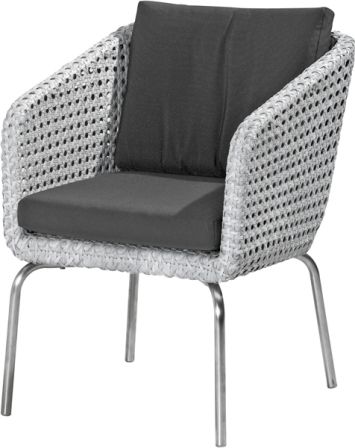 4 Seasons outdoor Luton dining chair pearl