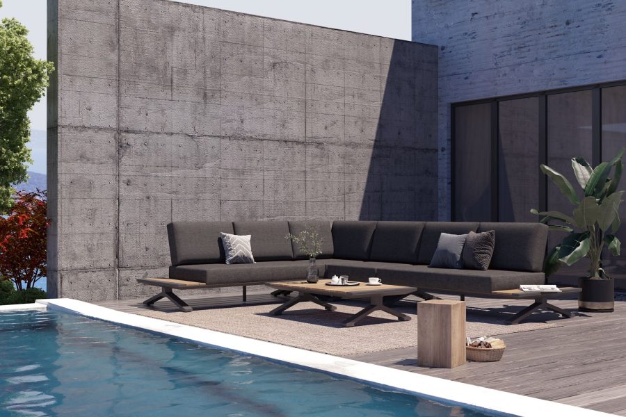Taste by 4 Seasons Nostra Plattform-Eckbank XL mit Tisch