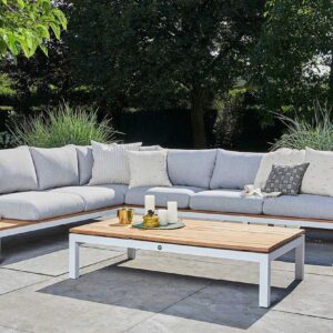 Suns Memphis loungeset 6-Sitzer weiß links | SALE | Latour