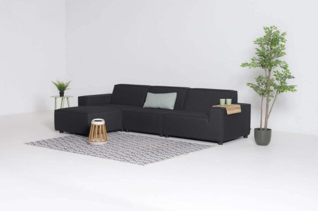 Flow. Cube chaise sooty