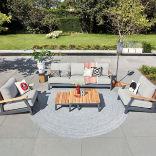 Suns Siena 5-teilige Sofaset soft grey | SALE | Latour