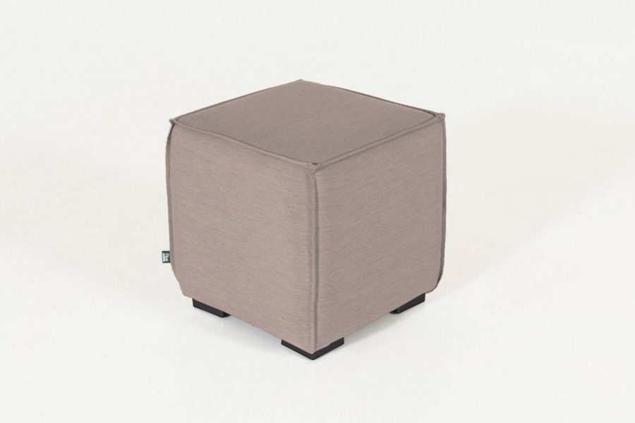 Flow pouf taupe
