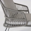 4 Seasons Outdoor Sempre dining chair Antracite Silver Grey