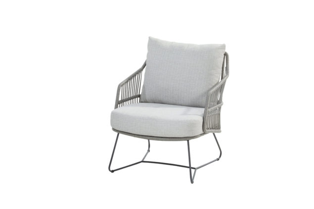 4 Seasons Outdoor Sempre Loungesessel antraciet Silver grey