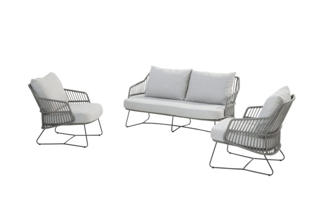 4 Seasons Outdoor Ancora Lounge-Set anthrazit Silver grey SALE