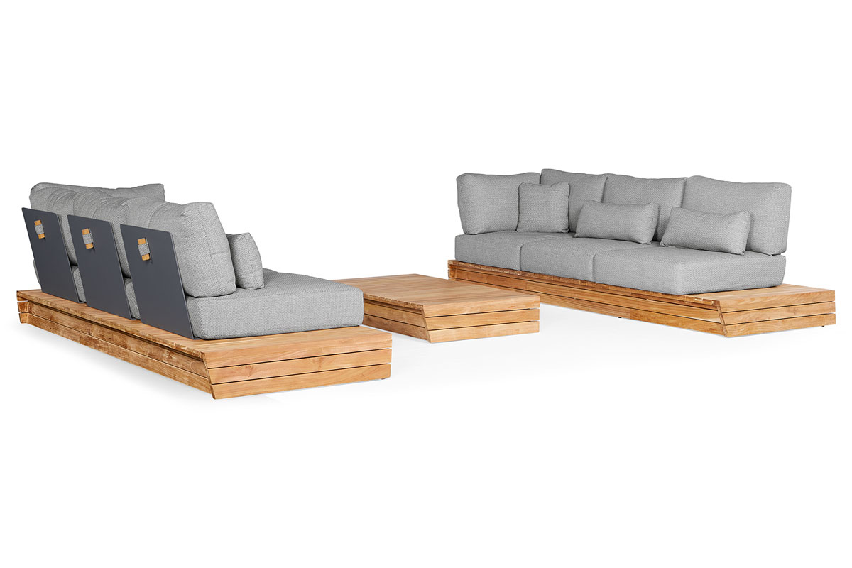 Suns | Gartenmöbel Latour Tovara 3-Sitzer-Lounge-Set kaufen? 2 hellanthrazit x