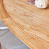 Suns Madre Gartentisch mit ovaler Teakholzplatte detail