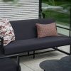 Flow Lush sofa set sooty detail