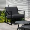 Flow Lush sofa set sooty detail