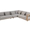 4 Seasons Outdoor Eternty Eck-Lounge-Sofa mit der langen Seite rechts