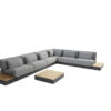 4 Seasons Outdoor Ibiza loungeset big corner with lounge table and side tables