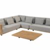 4 Seasons Outdoor Eternity Ecksofa mit Metropolentisch