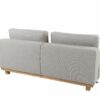 19884 Paradiso upholstery 2 seater bench teak with 6 cushions 02