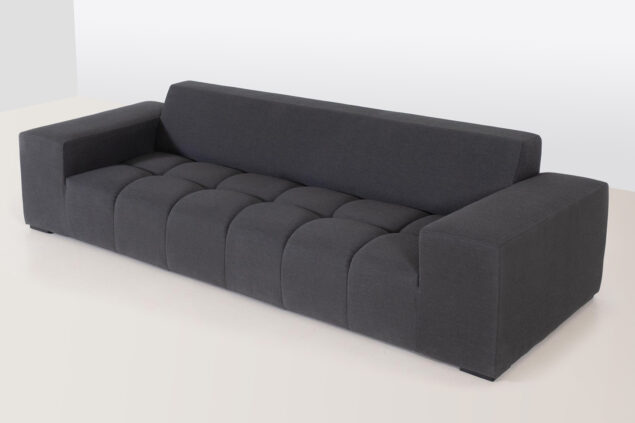 Flow Syra 3-sitziges Loungesofa sooty