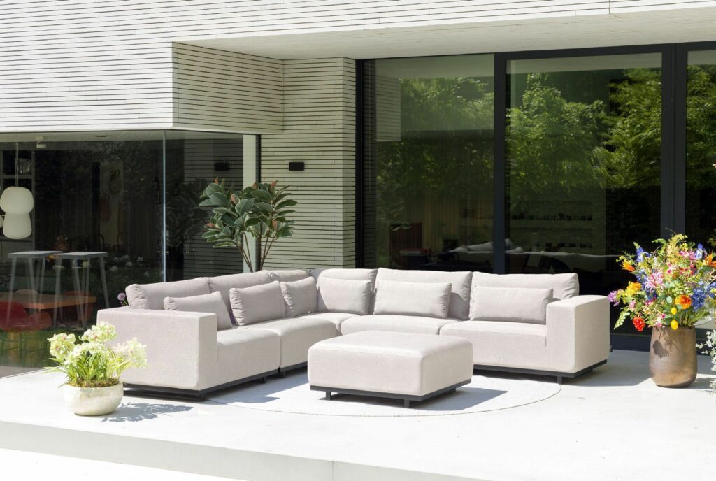Flow Lux Loungeset graumel chalk