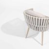 Taste by 4 Seasons Eva dining chair latte detail