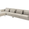 4 Seasons Outdoor Paloma 4-sitziges Loungesofa mit Insel weiß