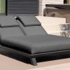 Flow. Crystal 2-Sitzer-Daybed Sooty