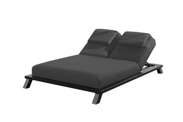 Flow. Crystal 2-Sitzer-Daybed Sooty