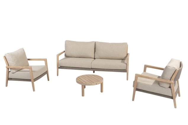 4 Seasons Outdoor Julia Loungeset mit Sem Tisch Ø 60 cm SALE