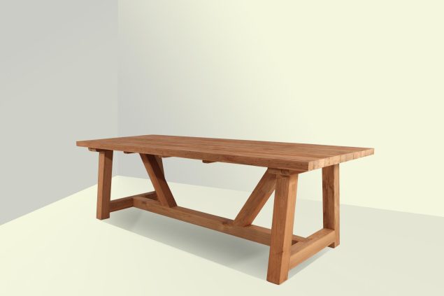 Woodcraft Solid Grove Teakholz-Tisch 260 x 100 cm