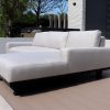 Flow Easey chaise loungebank graumel chalk R