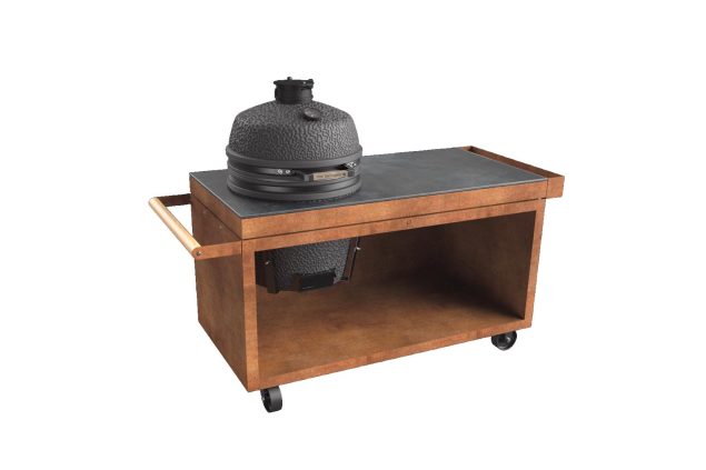 OFYR Kamado Tisch Corten 150 PRO+ mit Keramikplatte