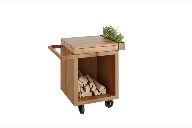 OFYR Mise en Place unit Corten 65 PRO Teak Wood