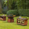 OFYR Corten kookunit met Corten mis en place met insert