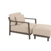 4 Seasons Outdoor Capresi Lounge Stuhl terre mit Ottomane