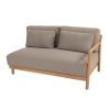 4 Seasons Outdoor Marie modulaire 2,5-sitzer Loungesofa naturel teak