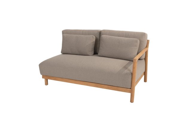 4 Seasons Outdoor Marie modulaire 2,5-sitzer Loungesofa naturel teak