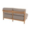 4 Seasons Outdoor Marie modulaire 2,5-zits Loungesofa naturel teak