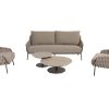 4 Seasons Outdoor Montera loungeset terre mit Boaz Tisch