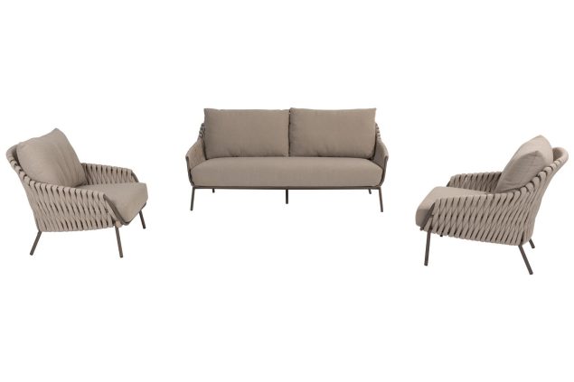 4 Seasons Outdoor Montera Lounge Set terre