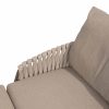 4 Seasons Outdoor Montera Loungestuhl terre mit Fusshocker