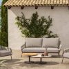 4 Seasons Outdoor Montera loungeset terre mit Boaz tisch Ø 80 cm