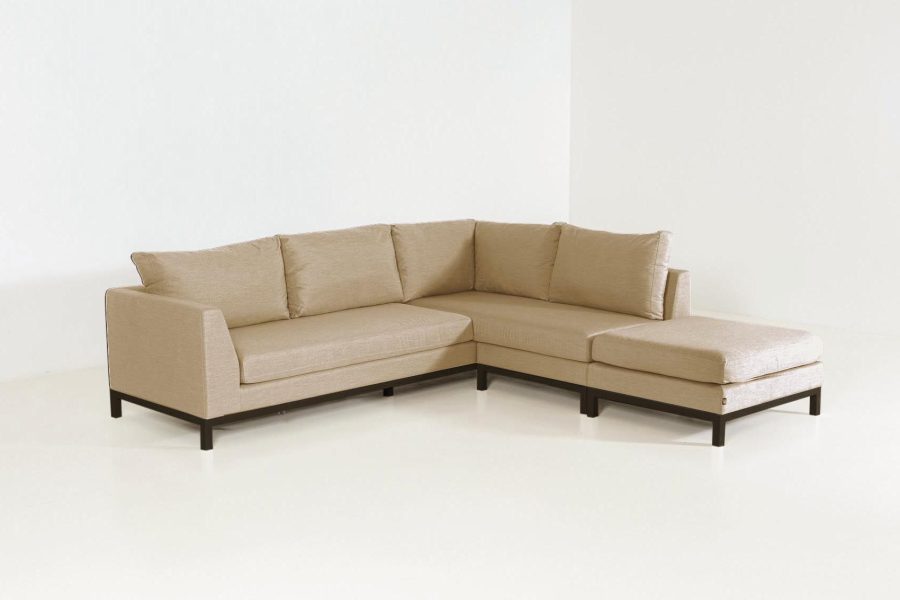 Flow. Square Chaise Sofa Heather beige links