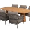 4 Seasons Outdoor Capalbio low dining set terre mit Capri Tisch