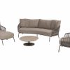 4 Seasons Outdoor Capalbio loungeset terre mit Boaz Tisch