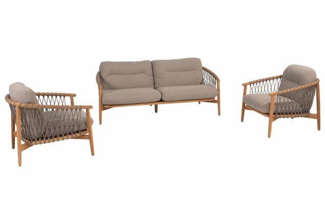 4 Seasons Outdoor Nora Lounge-Set teak