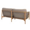 4 Seasons Outdoor Nora 3-Sitzer Lounge Sofa Teak