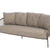 4 Seasons Outdoor Jura 3-Sitzer Lounge Sofa olivgrün