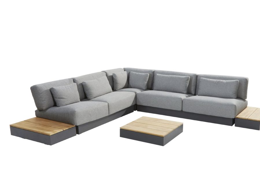 4 Seasons Outdoor Ibiza Plattform Lounge Set mit Tisch