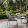 4 Seasons Outdoor Moretti Gartenset terre mit Prado Tisch terre mit Teakholzplatte Ø 160 cm