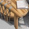 4 Seasons Outdoor Nora bistroset naturel teak mit Finn Tisch Ø 60 cm - detail