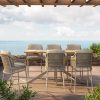 4 Seasons Outdoor Tramonti Bar-Set Latte mit Prado-Tisch 200 x 85 cm