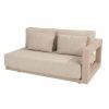 4 Seasons Outdoor Metropolitan 2,5-sitziges Loungesofa in Latte mit Armlehne links